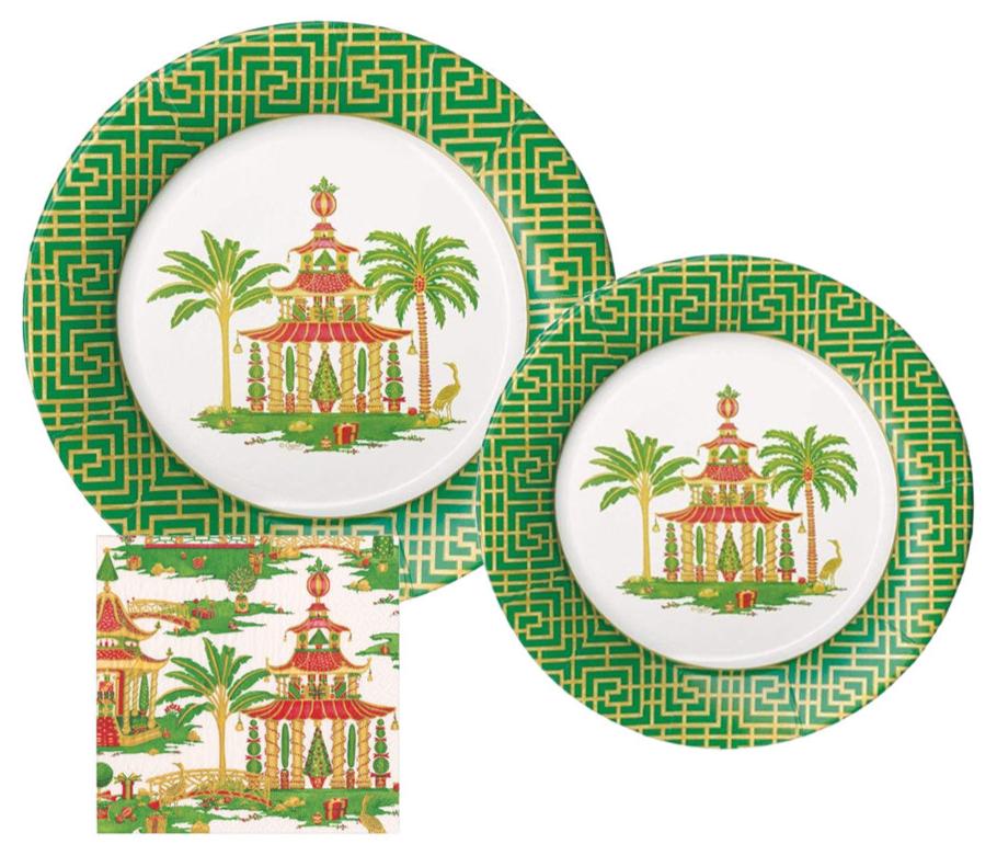 Christmas Pagodas Napkin Collection
