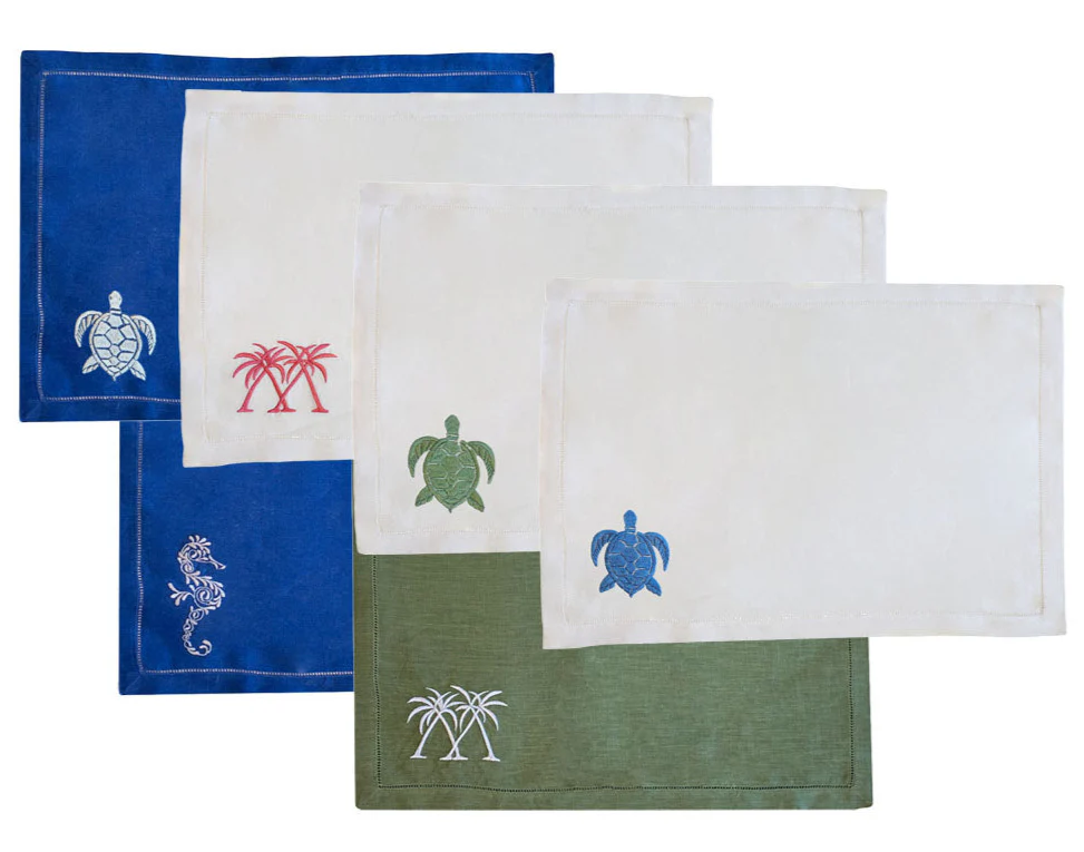 Coastal Linen Placemat Set