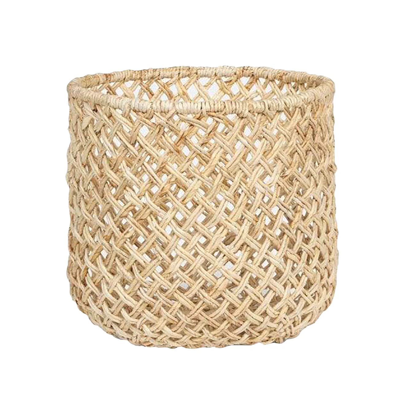 Kearny Bleached Round Basket