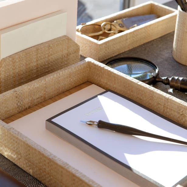 Koba Natural Grass Desk Accessory Set - Image 2