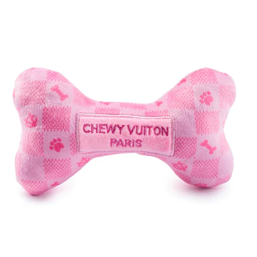 Pink Checker Chewy Vuiton Bone - Image 3