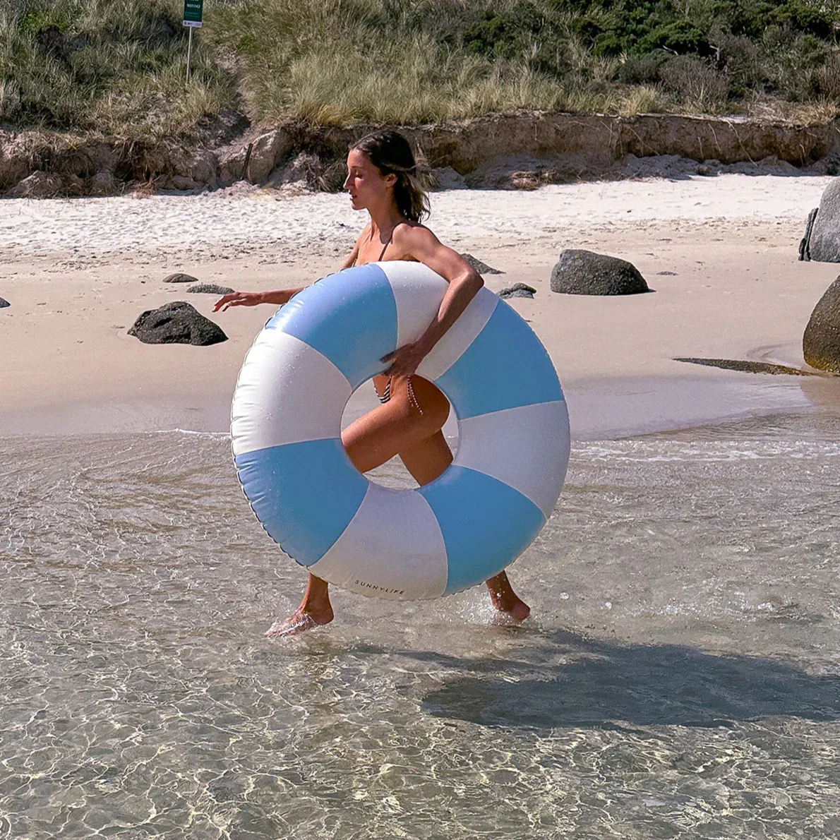 Poolside Tube Float Blue - Image 2