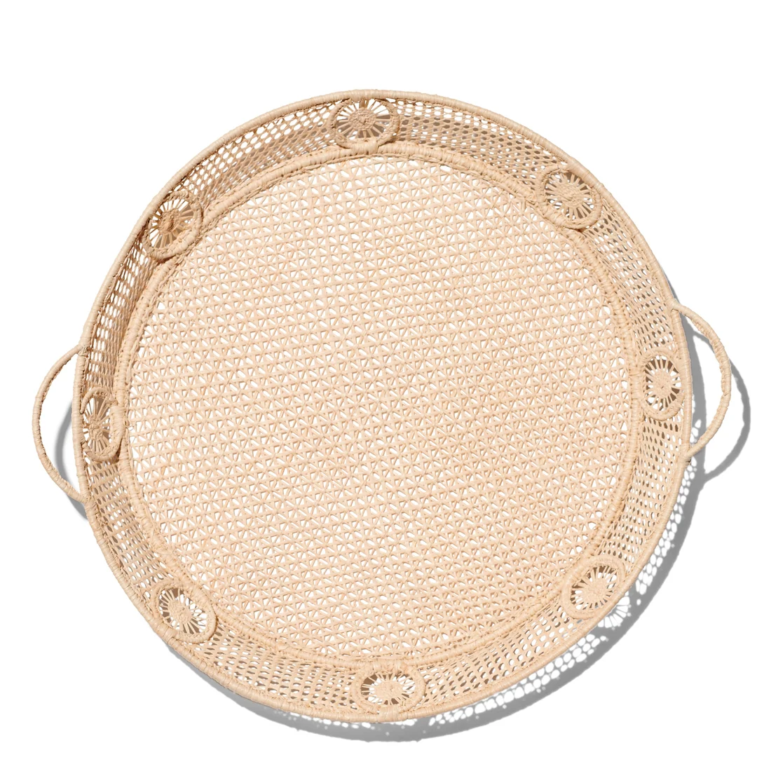 Raffia Round Tray - Image 2