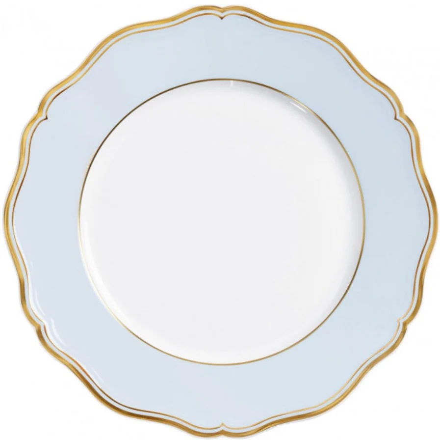 Mazurka Or Fond Bleu Gris Dinnerware Collection - Image 3