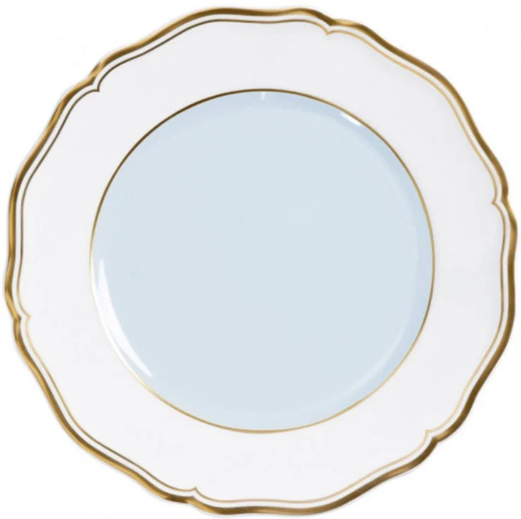 Mazurka Or Fond Bleu Gris Dinnerware Collection - Image 4