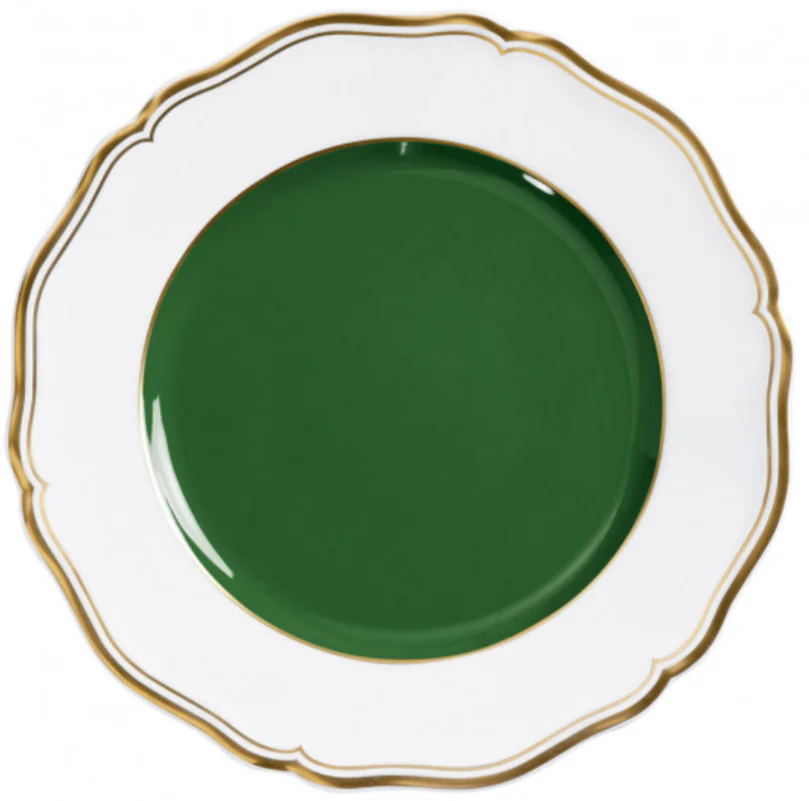 Mazurka Or Fond Vert Dinnerware Collection - Image 3