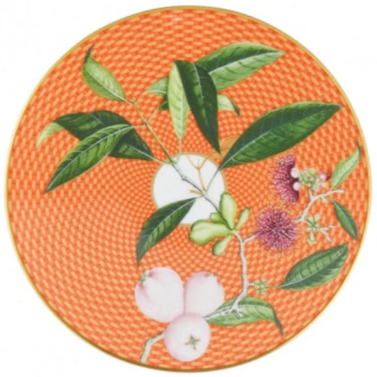 Tresor Fleuri Orange Dinnerware Collection - Image 2