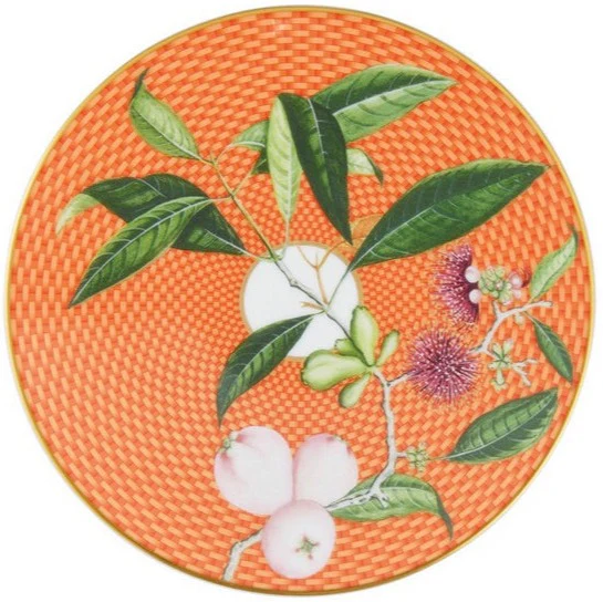 Tresor Fleuri Orange Dinnerware Collection - Image 3