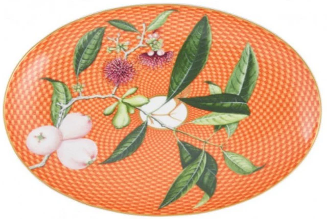 Tresor Fleuri Orange Dinnerware Collection - Image 4