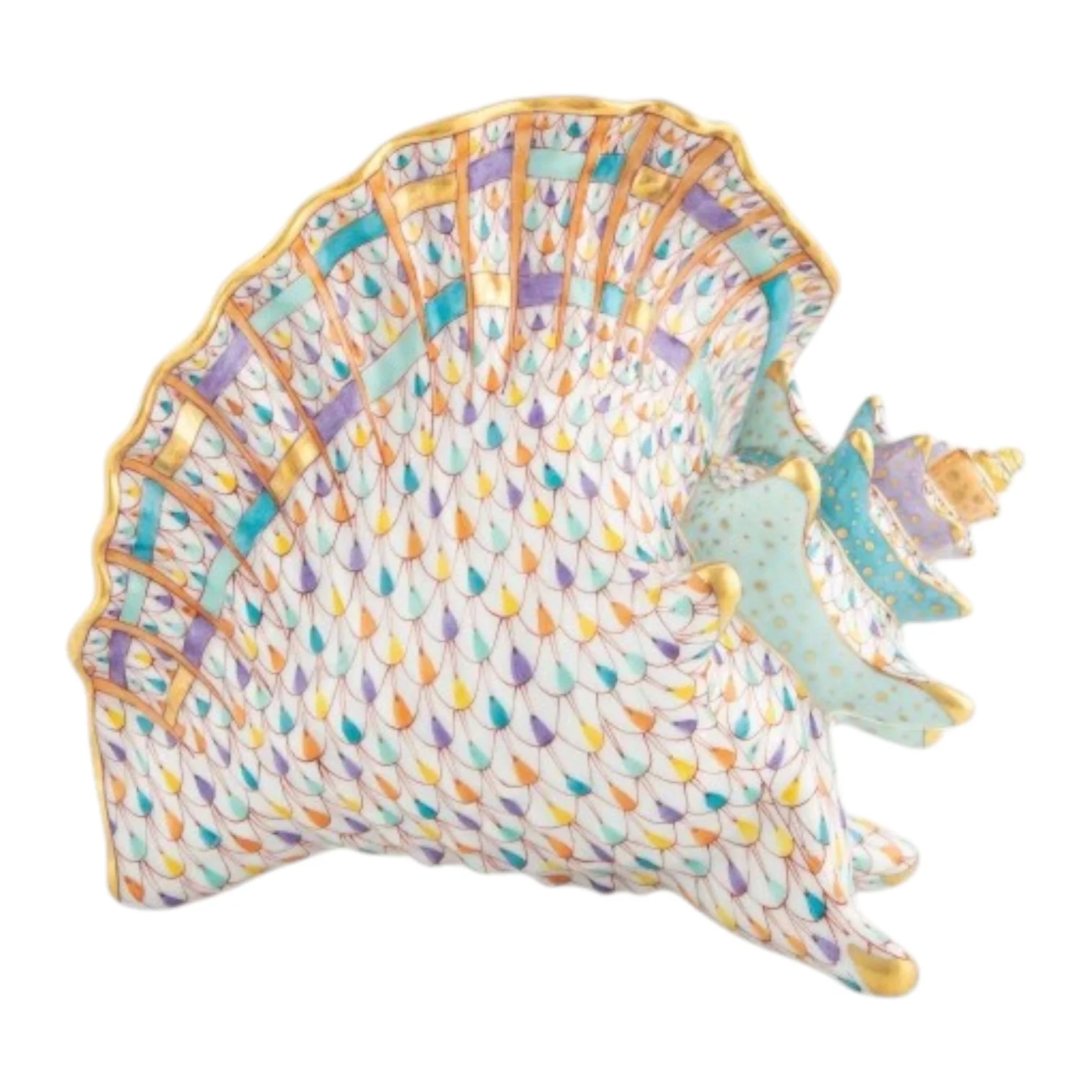 Reserve Collection Conch Shell with Curious Crab - Image 2