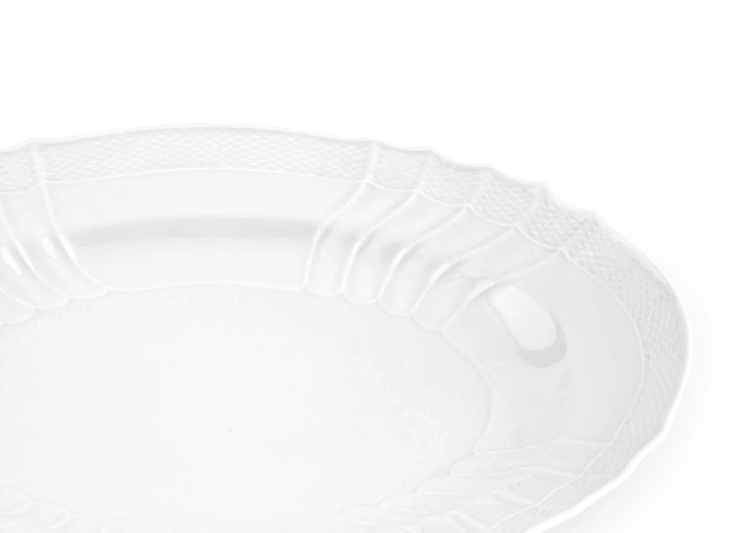 Vecchio White Oval Platter - Image 2