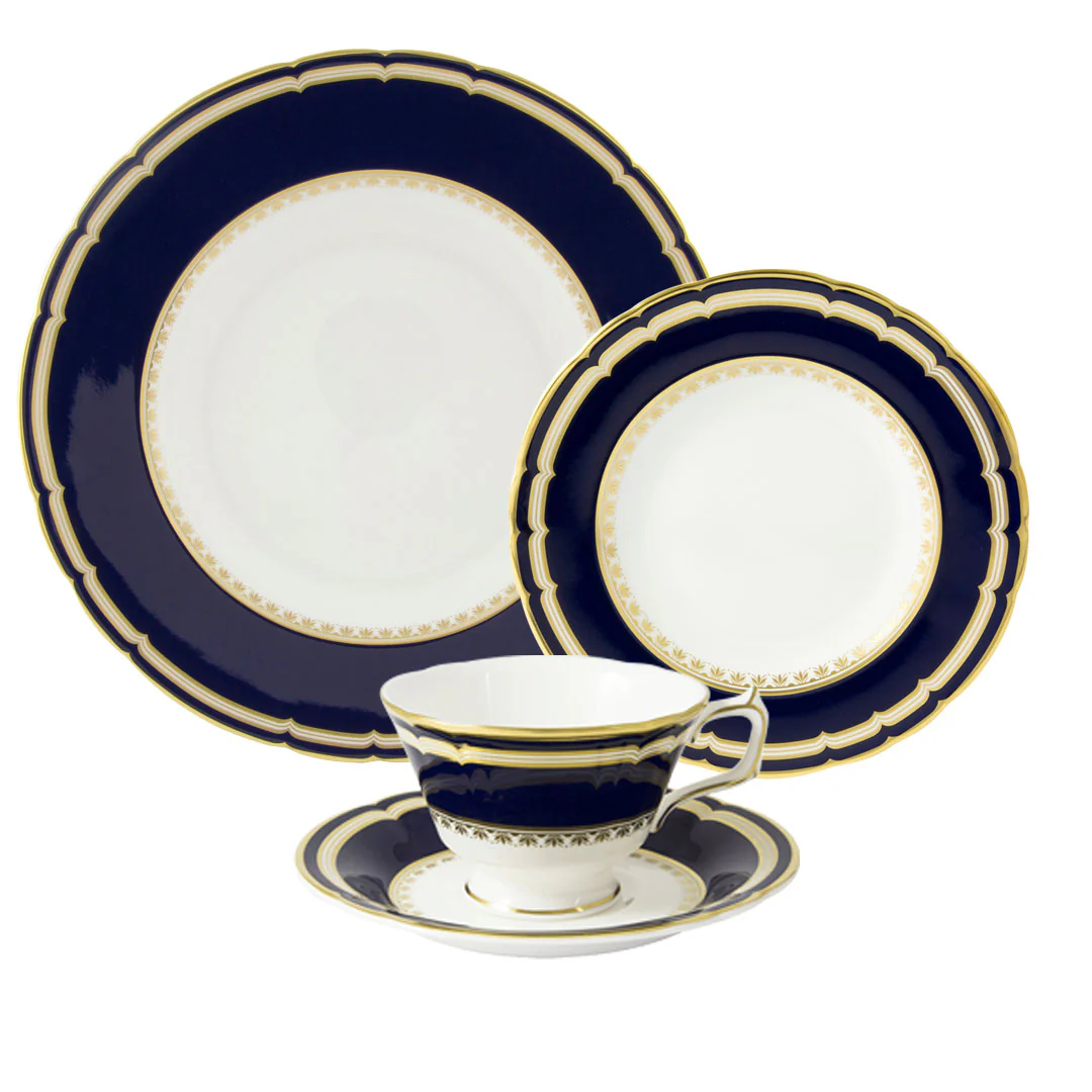 Ashbourne Navy Dinnerware Collection