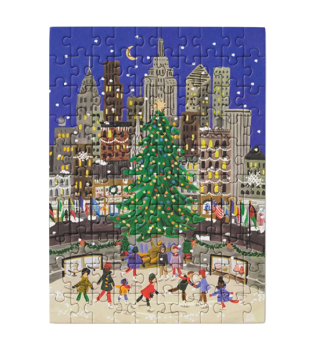 Rifle Paper Co. Holiday On Ice Mini Puzzle - Image 2