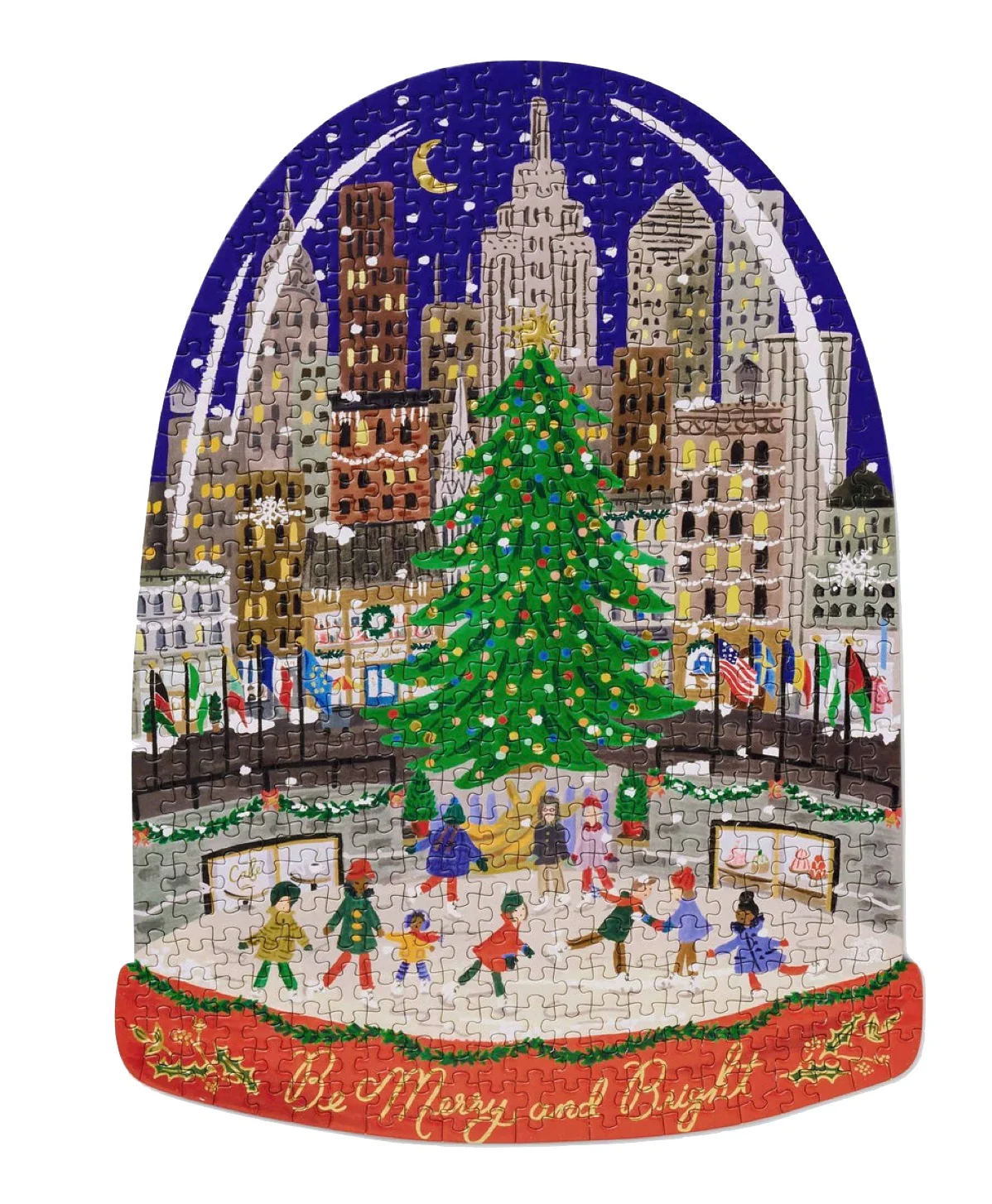 Rifle Paper Co. Holidays on Ice Puzzle - Image 2