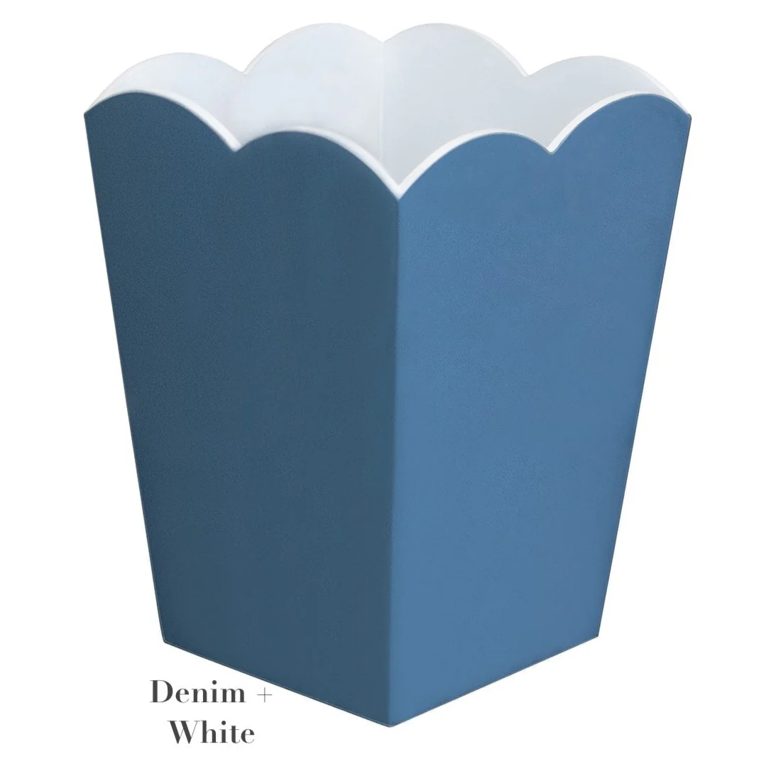 Scalloped Lacquer Waste Bin Collection - Image 6