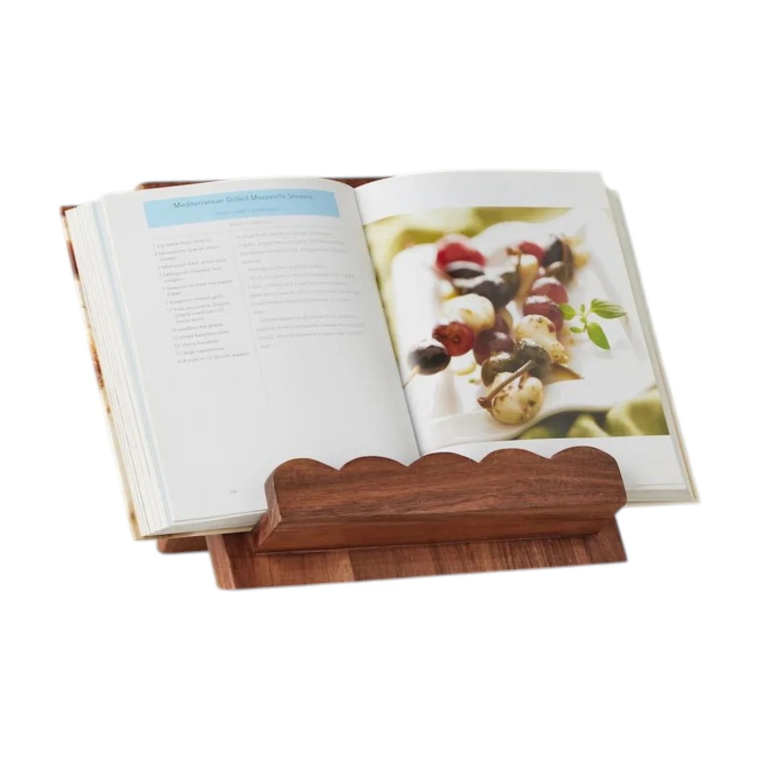 Scalloped Wood Book Stand - Image 3