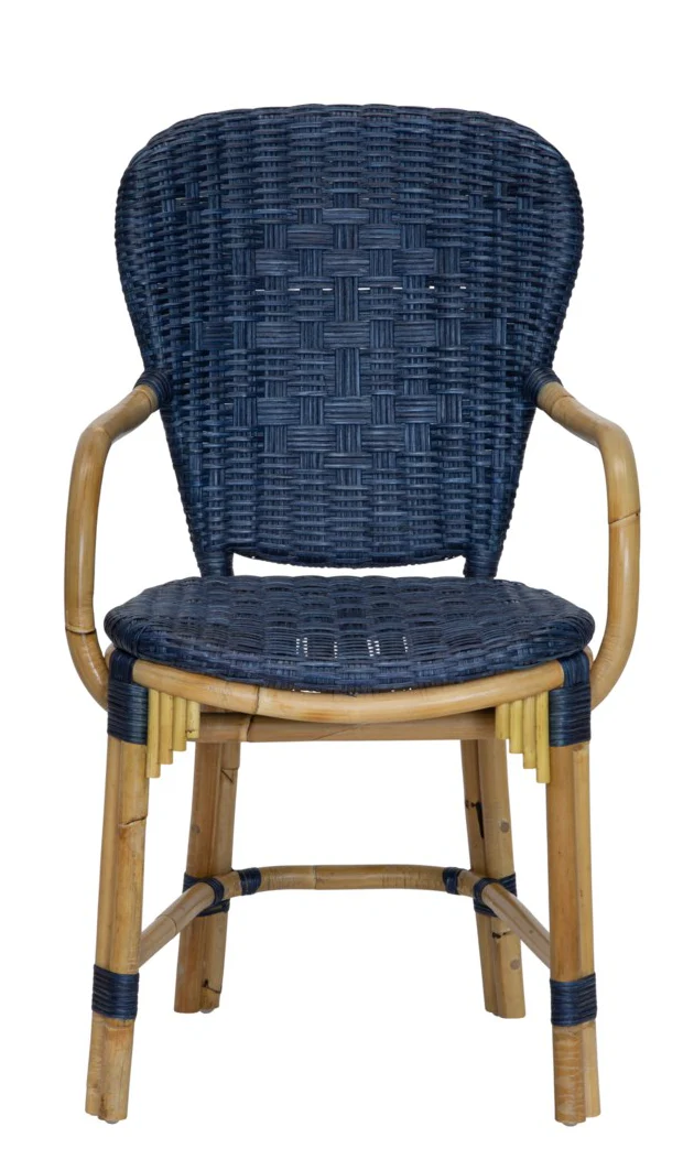 Fota Arm Chair, Navy - Image 2