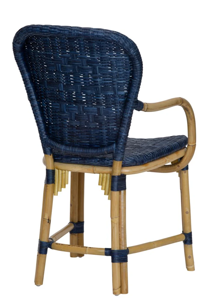 Fota Arm Chair, Navy - Image 3