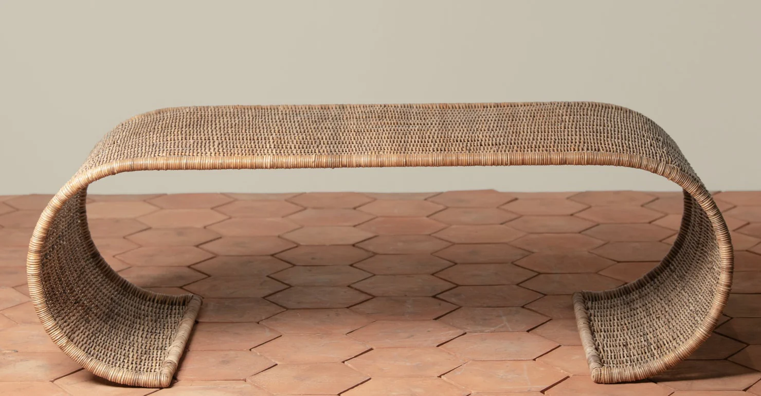 Healdsburg Wicker Coffee Table - Image 3