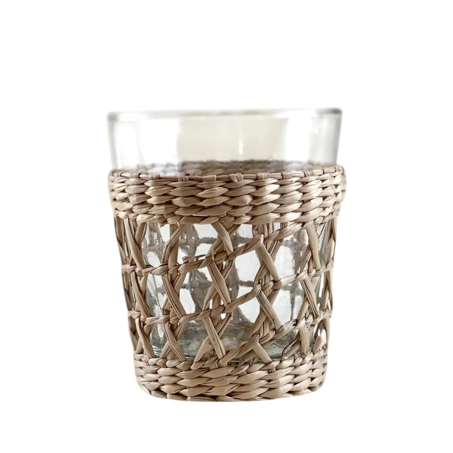 Seagrass Cage Glassware Collection - Image 3