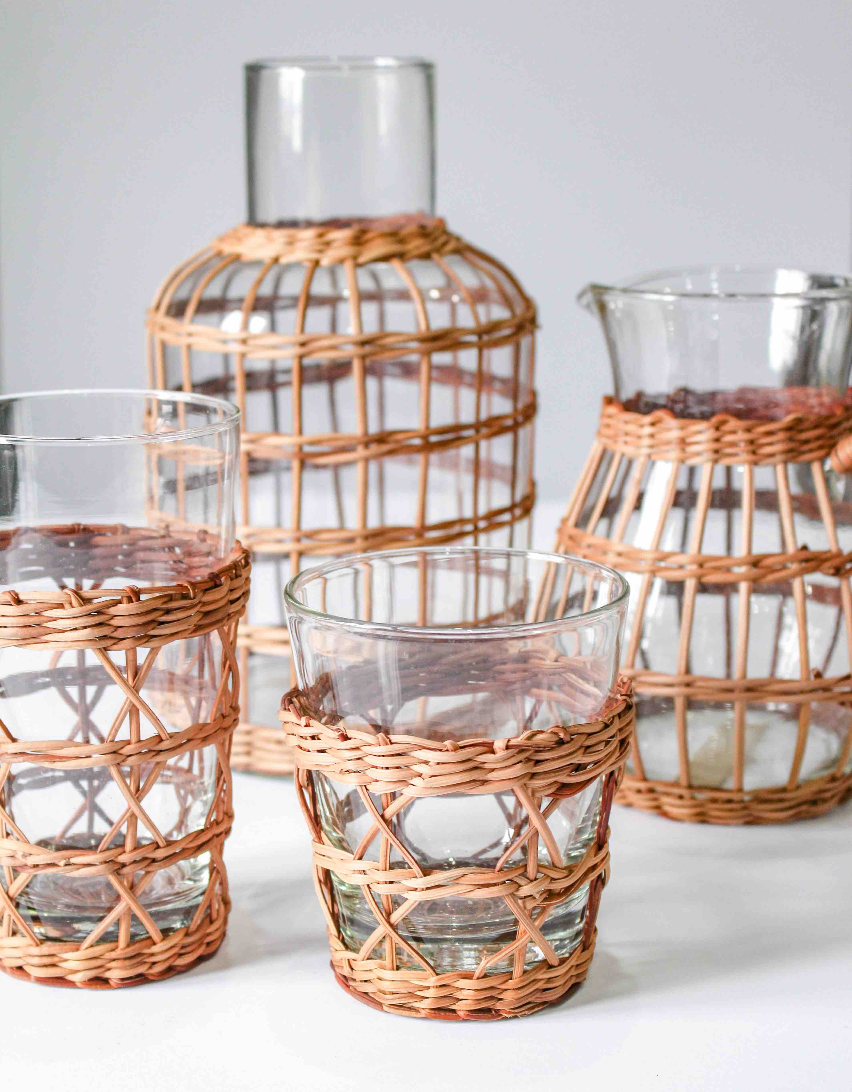 Seagrass Rattan Cage Tumbler Collection - Image 4