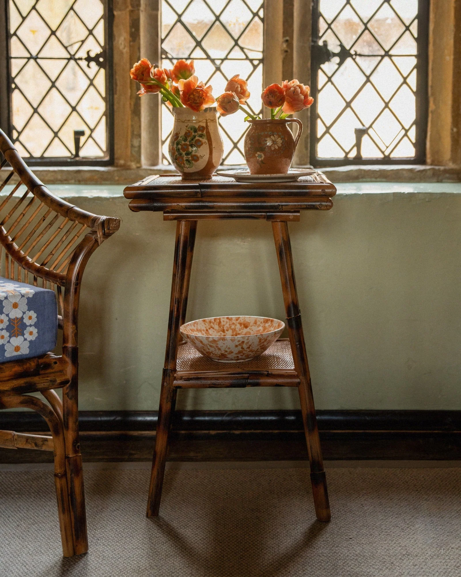 Pimlico Bamboo Side Table - Image 4