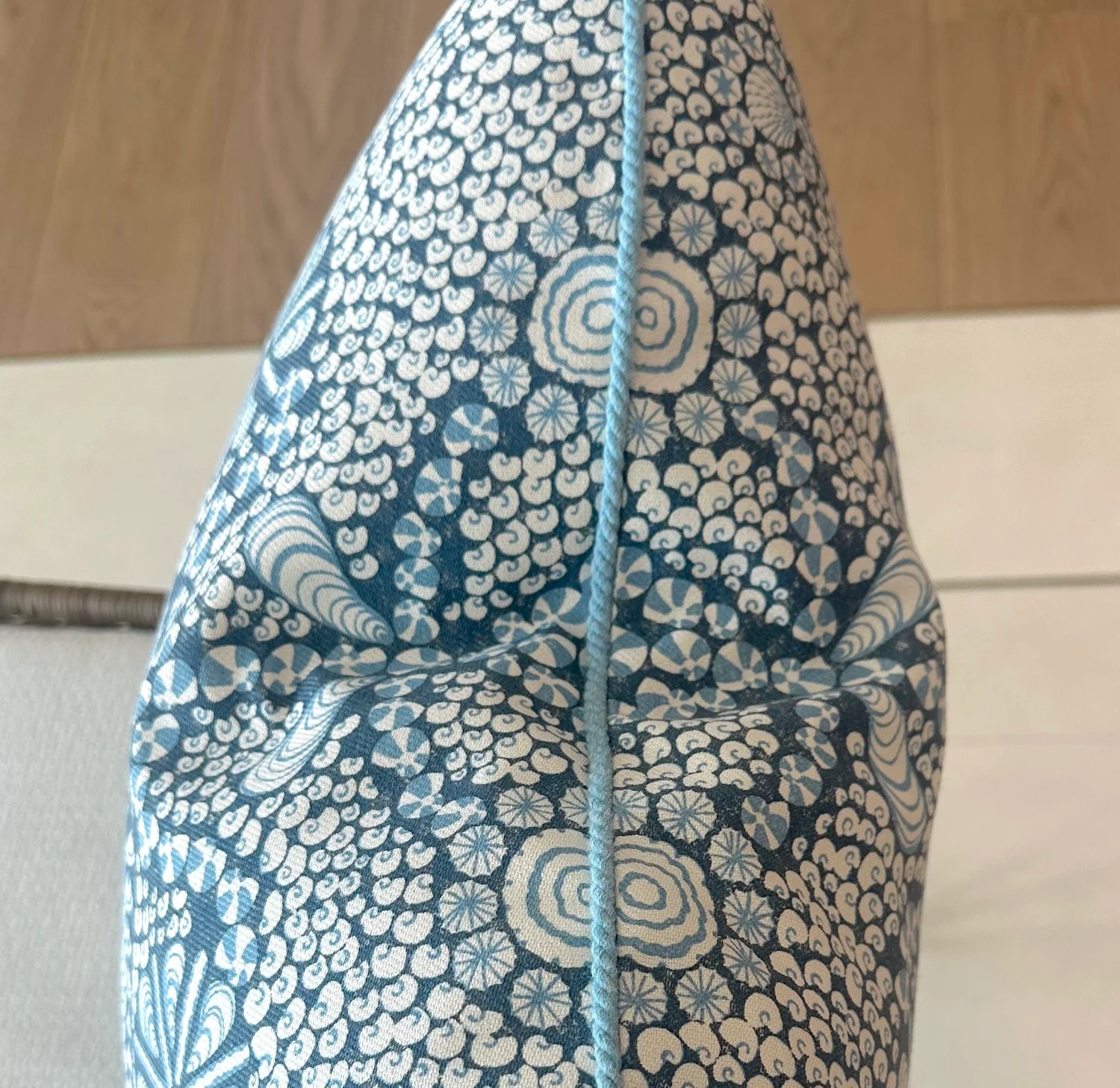 Shell Grotto Seaside Outdoor Pillow - Image 2