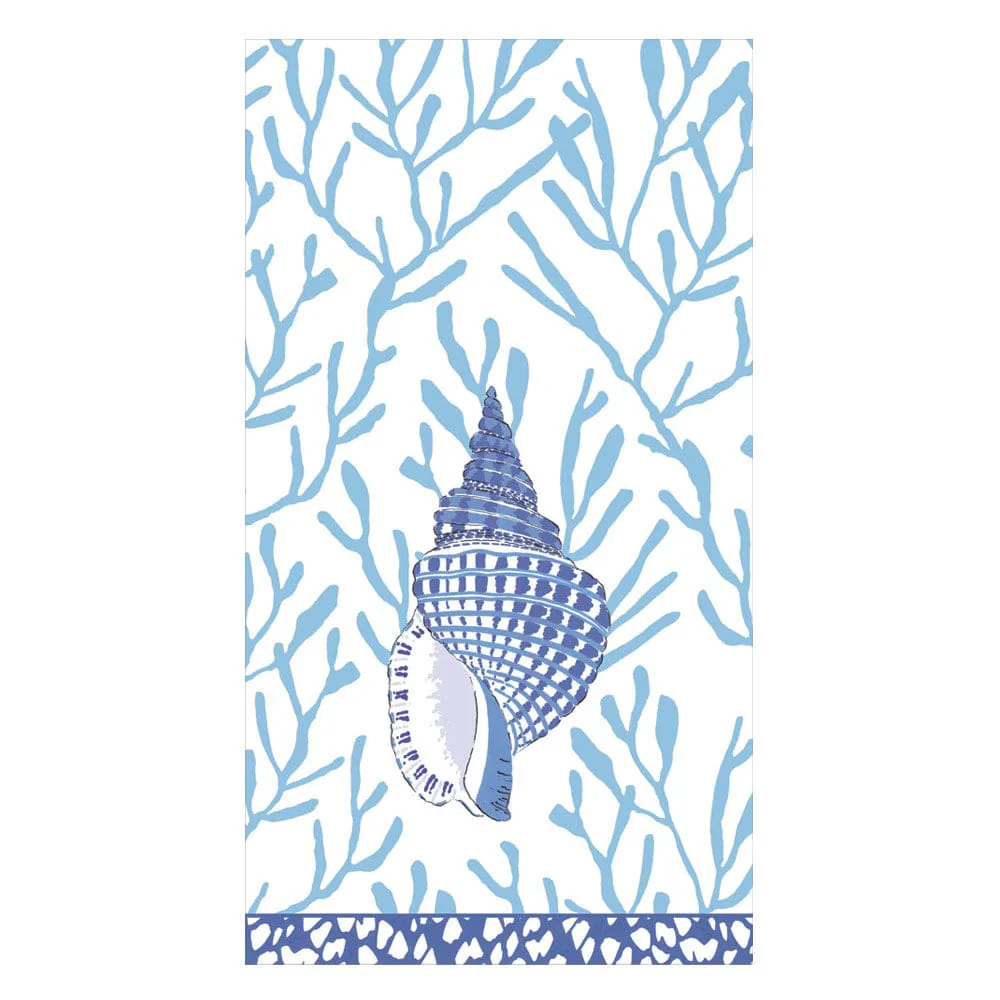 Shell Toile-Blue Napkin Collection - Image 2
