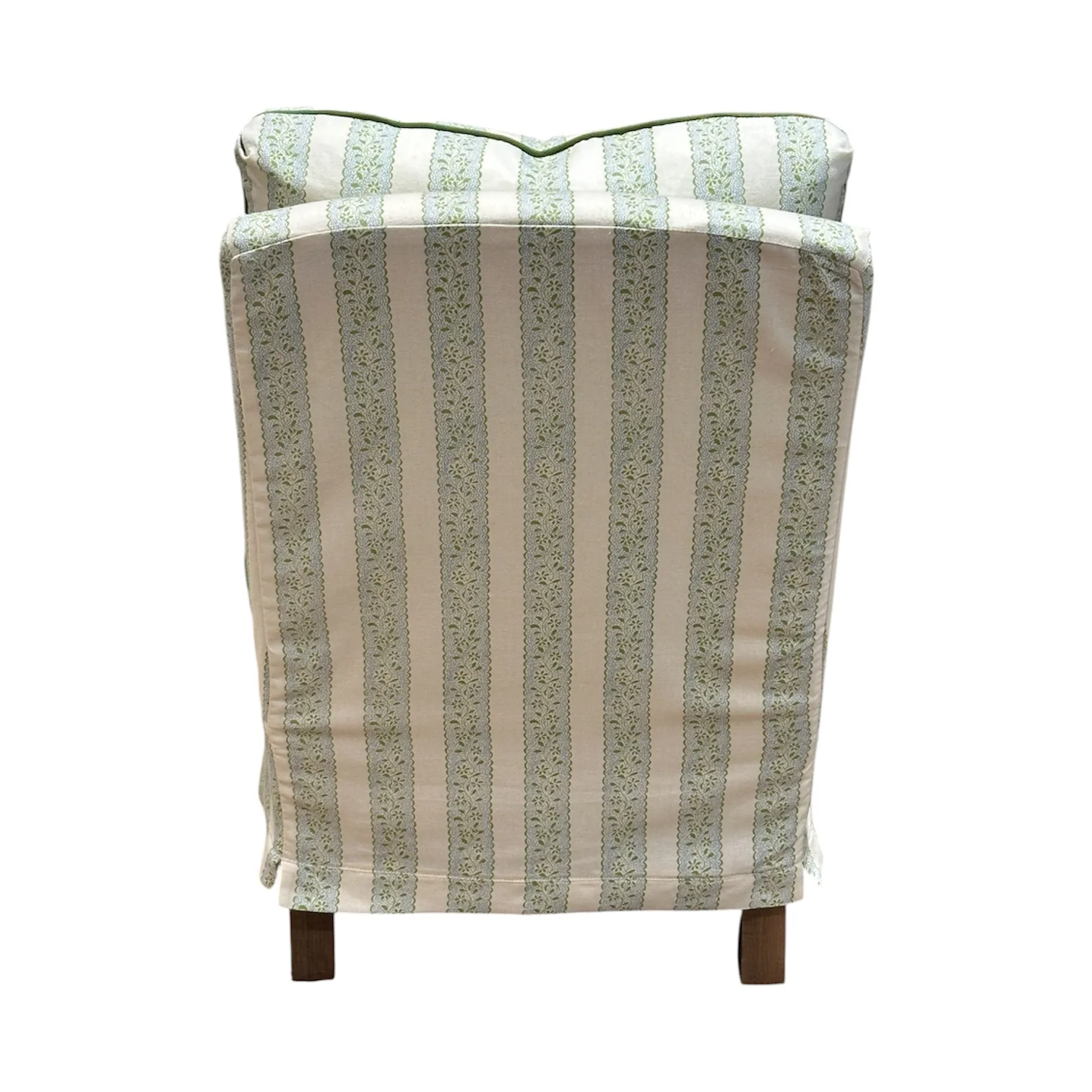 Slipcovered Chair in Dolly Stripe - Image 3