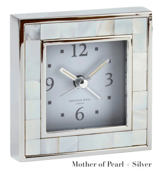 Square Silver Alarm Clock Collection - Image 5