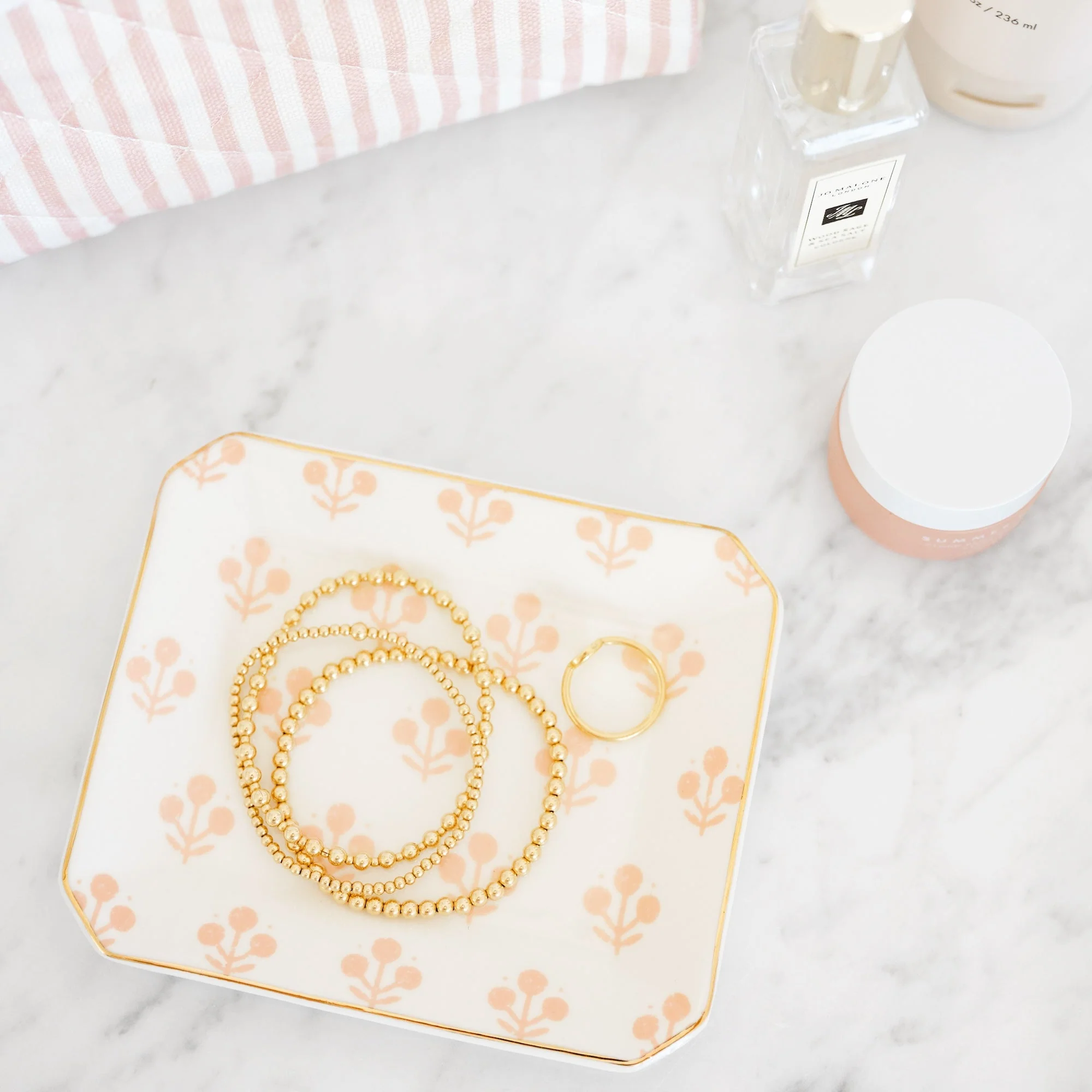 Rose Floral Trinket Tray - Image 2