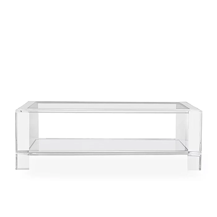 Surrey Acrylic Rectangular Cocktail Table - Image 2