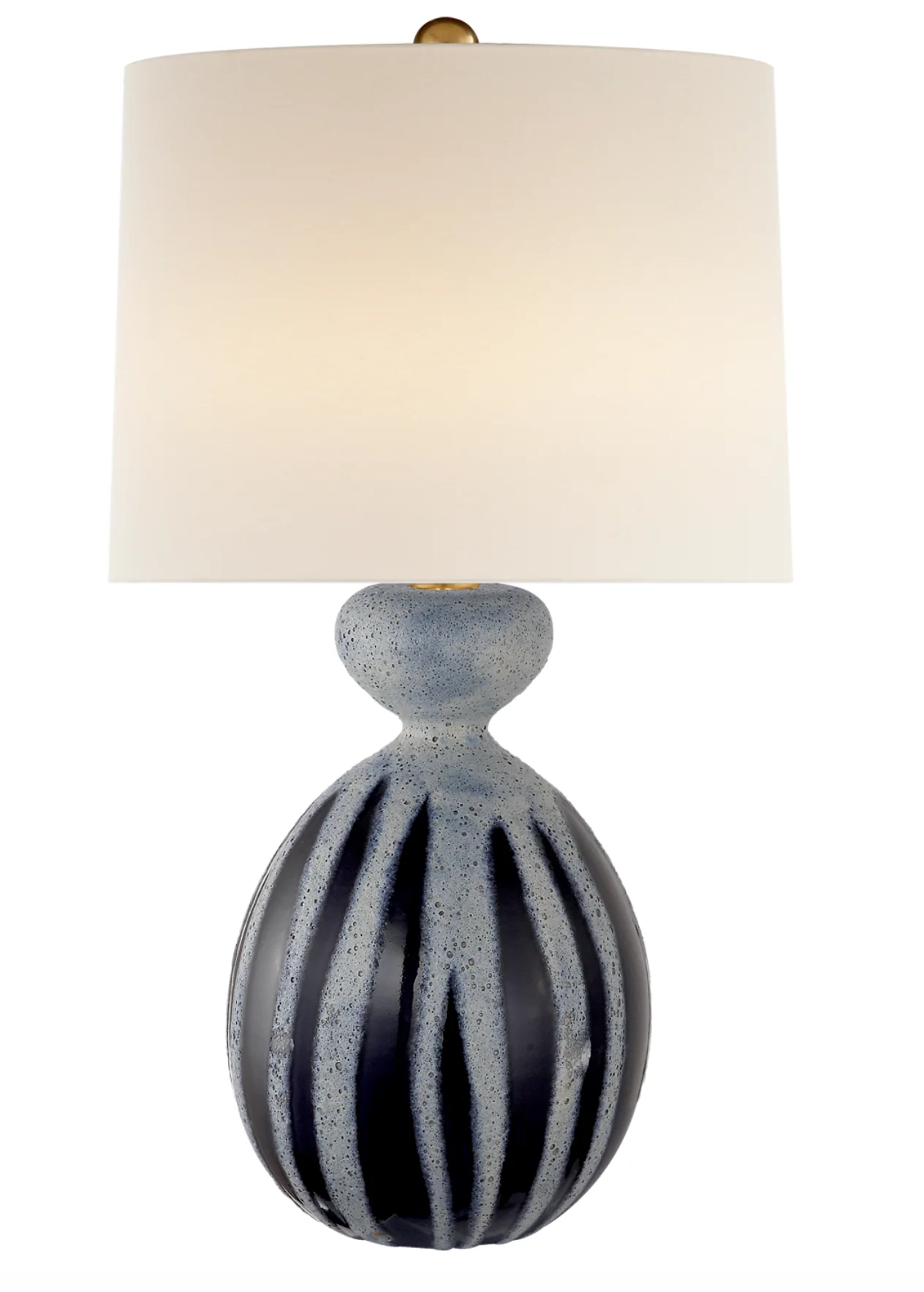 Gannet Table Lamp, Drizzled Cobalt