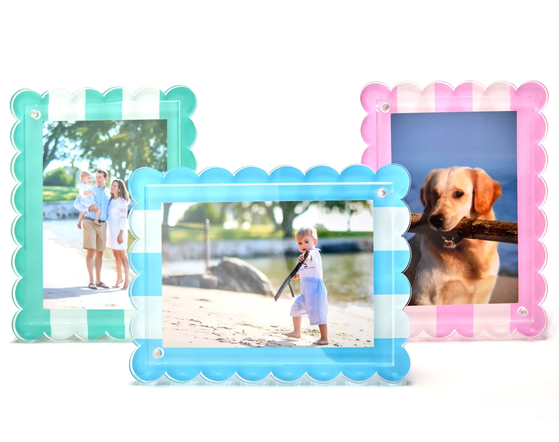Scallop Stripe Frame
