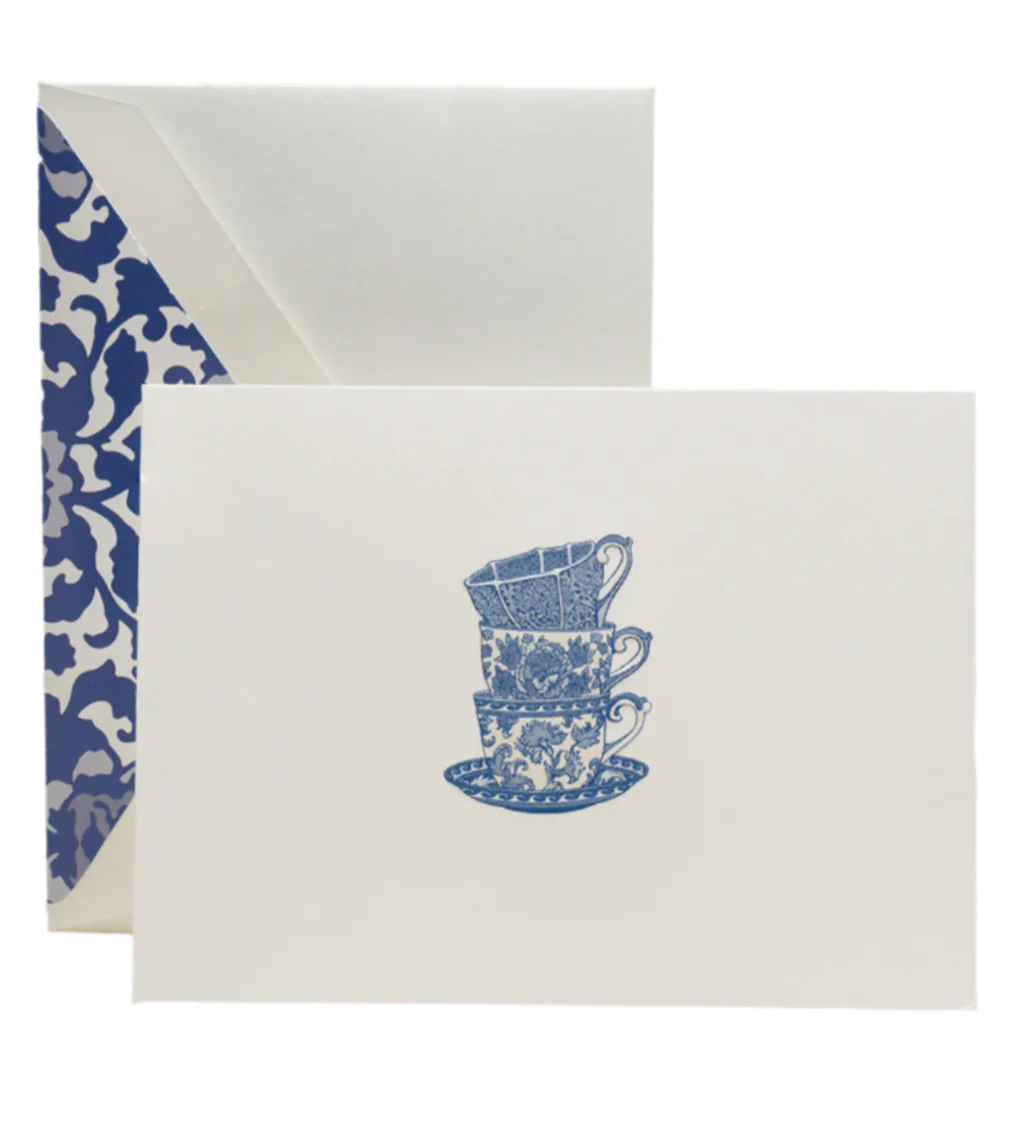 Tea Cups Card Set