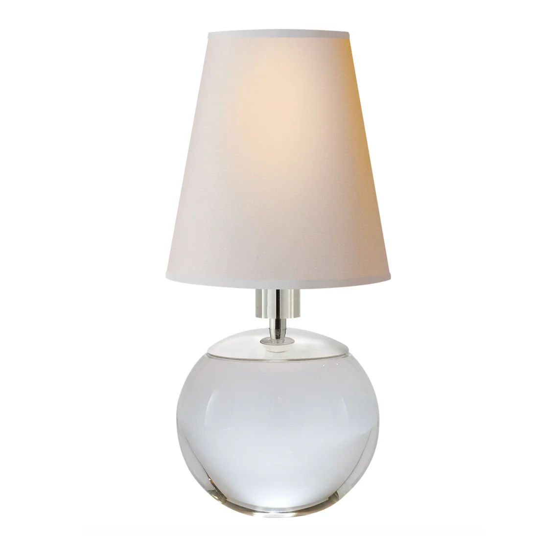 Tiny Terri Round Accent Lamp, Crystal