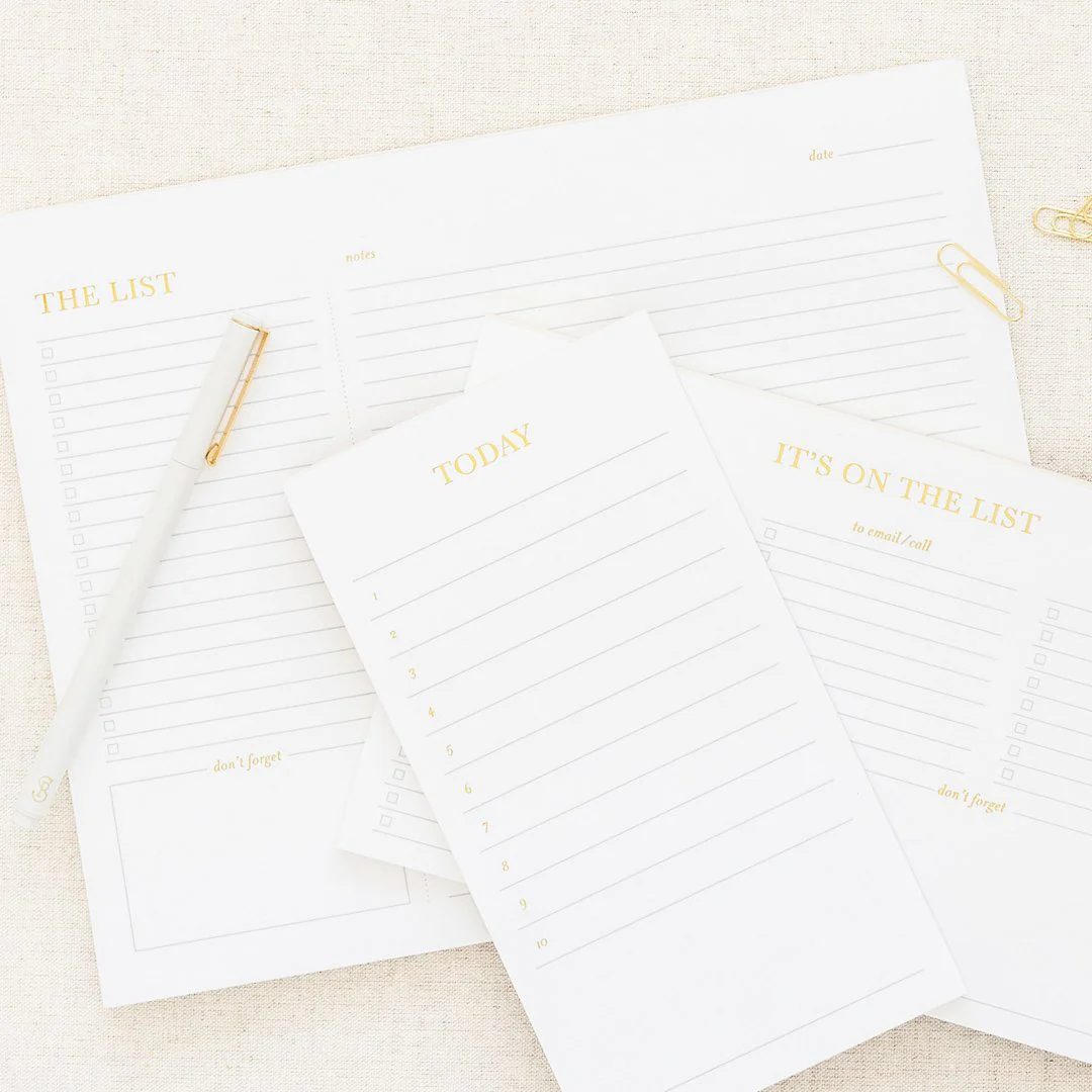 "The List" White Pad - Image 2