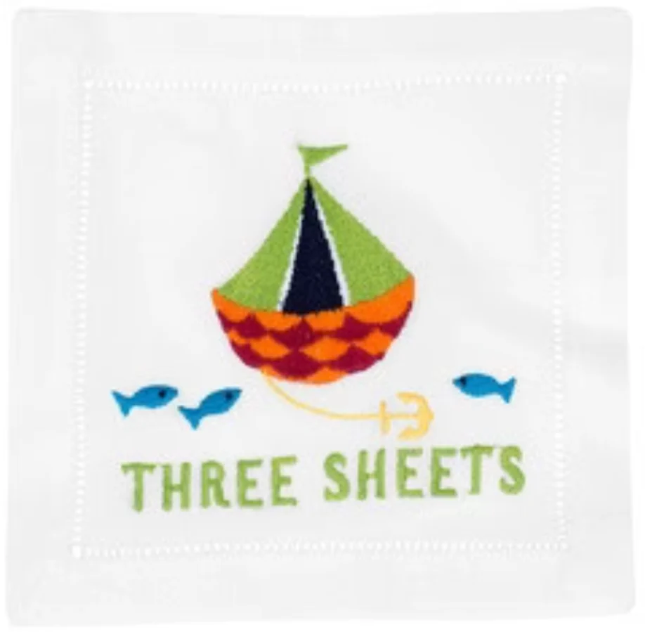 Three Sheets Cocktail Napkins
