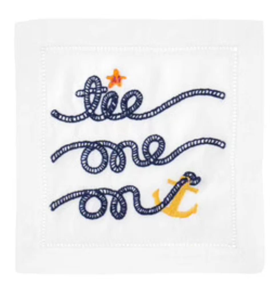 Tie One On Cocktail Napkins