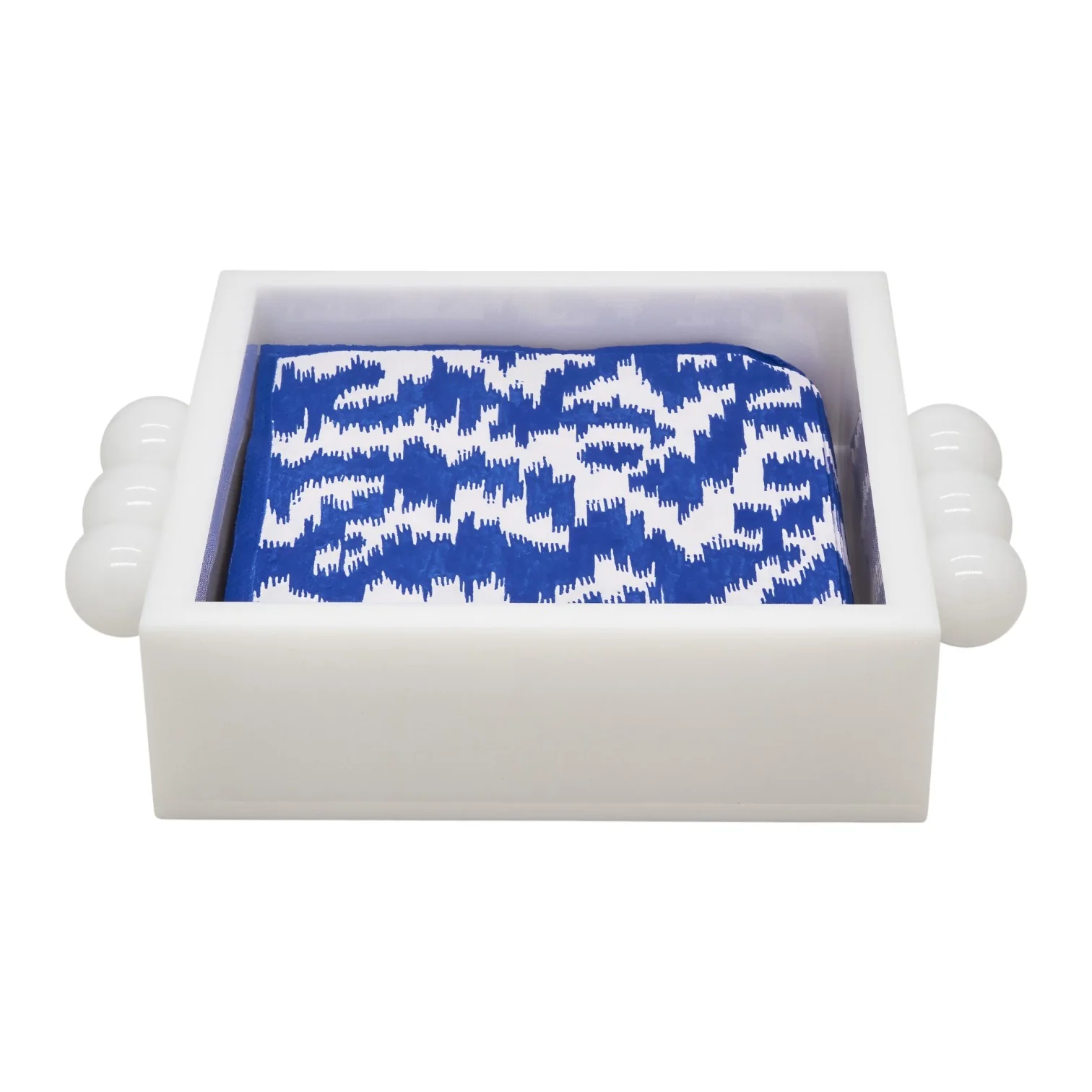Acrylic Napkin Holders with Bubble Handles
