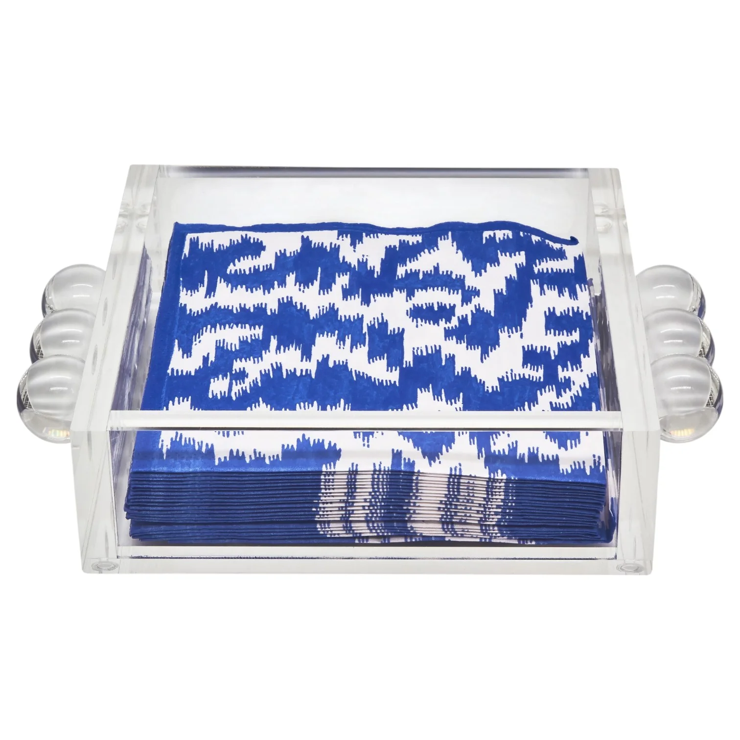 Acrylic Napkin Holders with Bubble Handles - Image 3