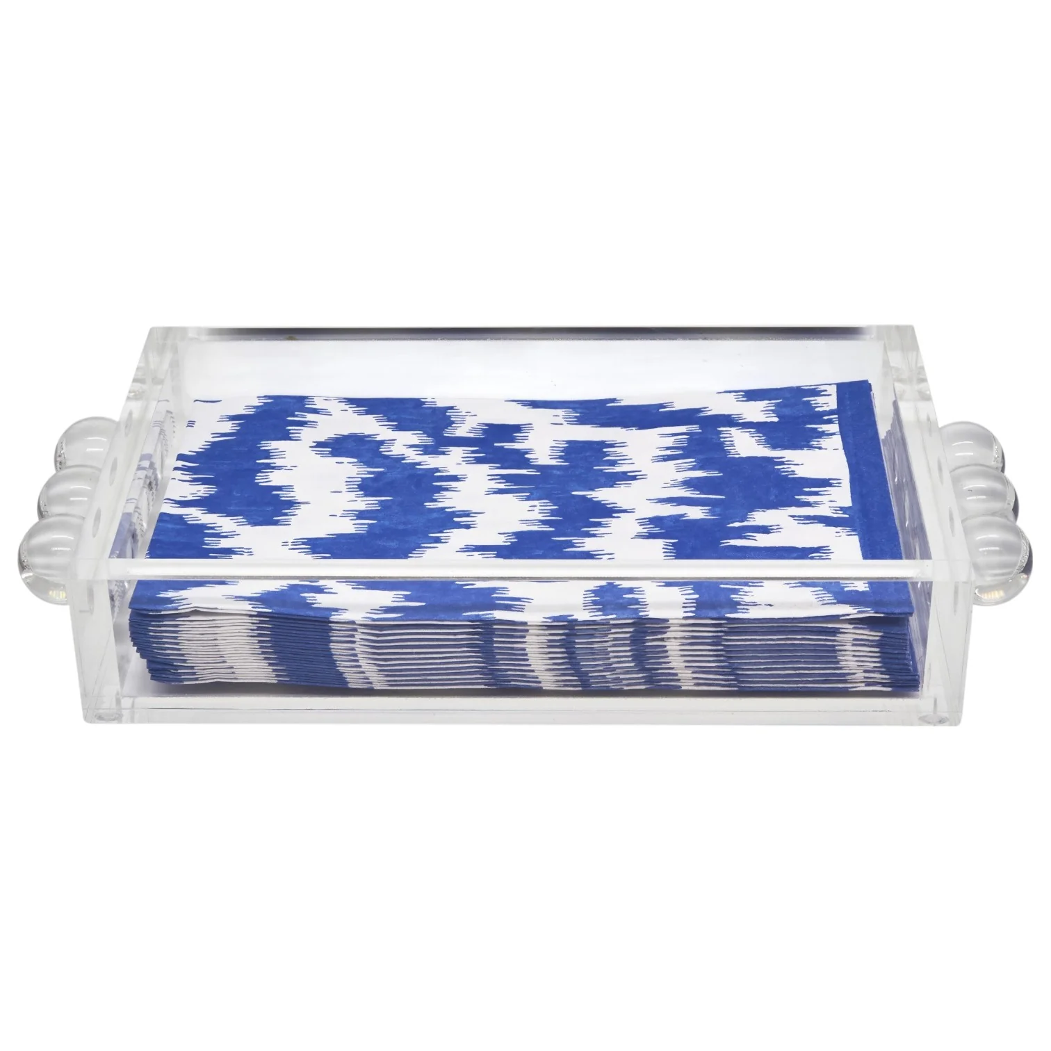 Acrylic Napkin Holders with Bubble Handles - Image 4
