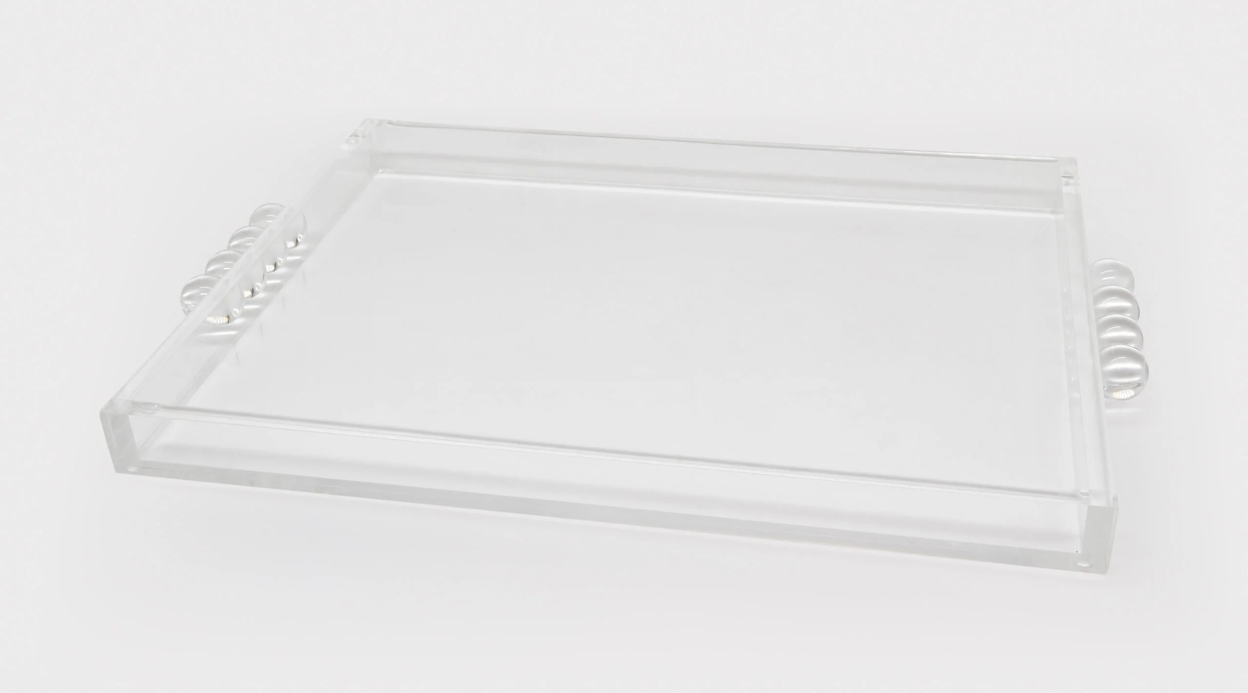 Acrylic Tray with Bubble Handles Collection - Image 2