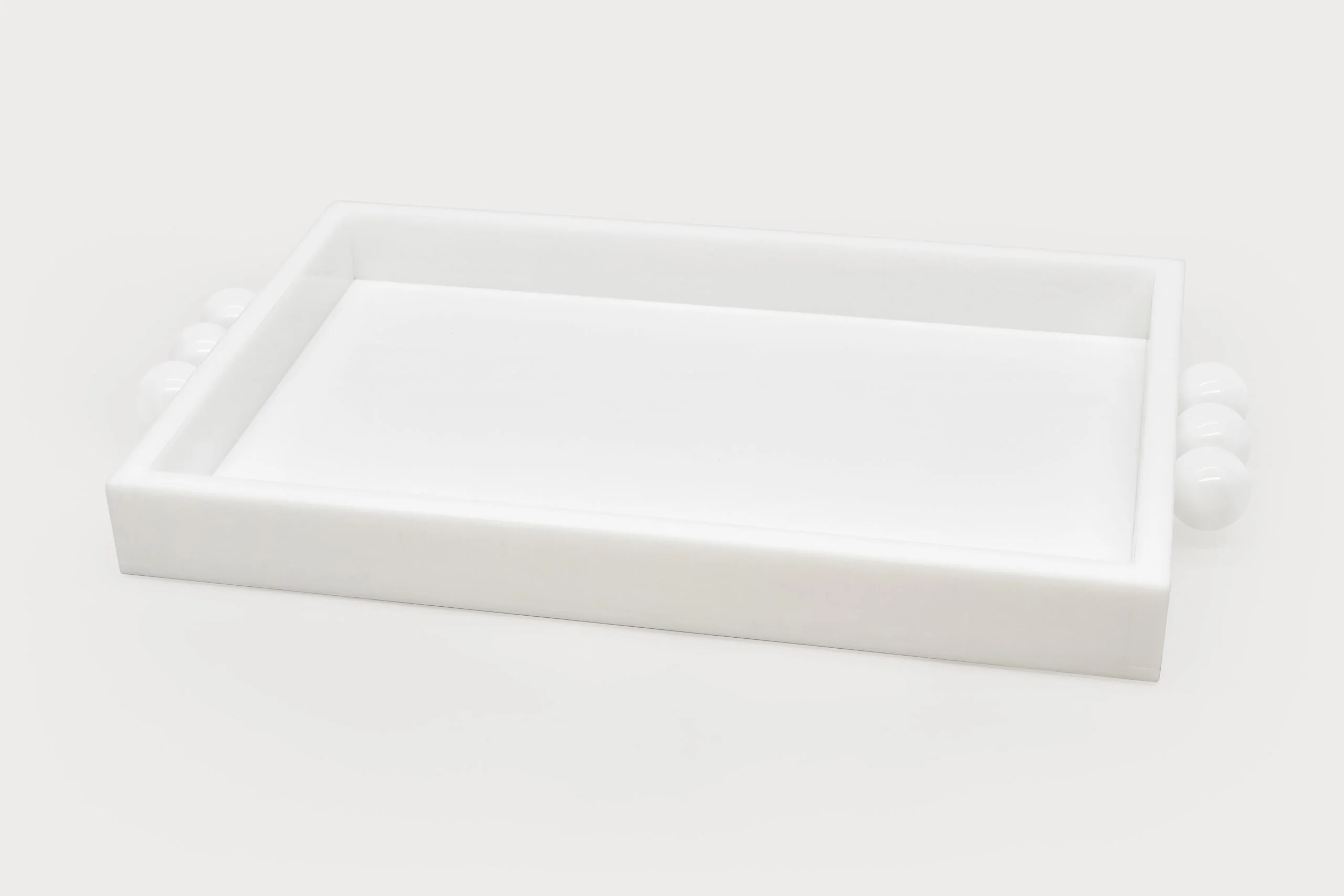 Acrylic Tray with Bubble Handles Collection - Image 4