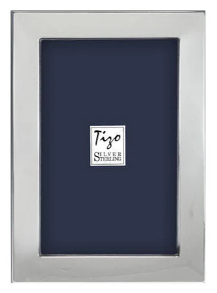 Flat Plain Sterling Silver Frame Collection