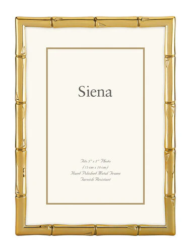 Siena Bamboo Silverplate Frame Collection - Image 2