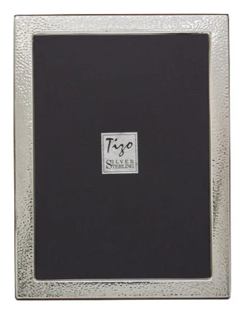 Italian Sterling Silver New Hammered Frame Collection