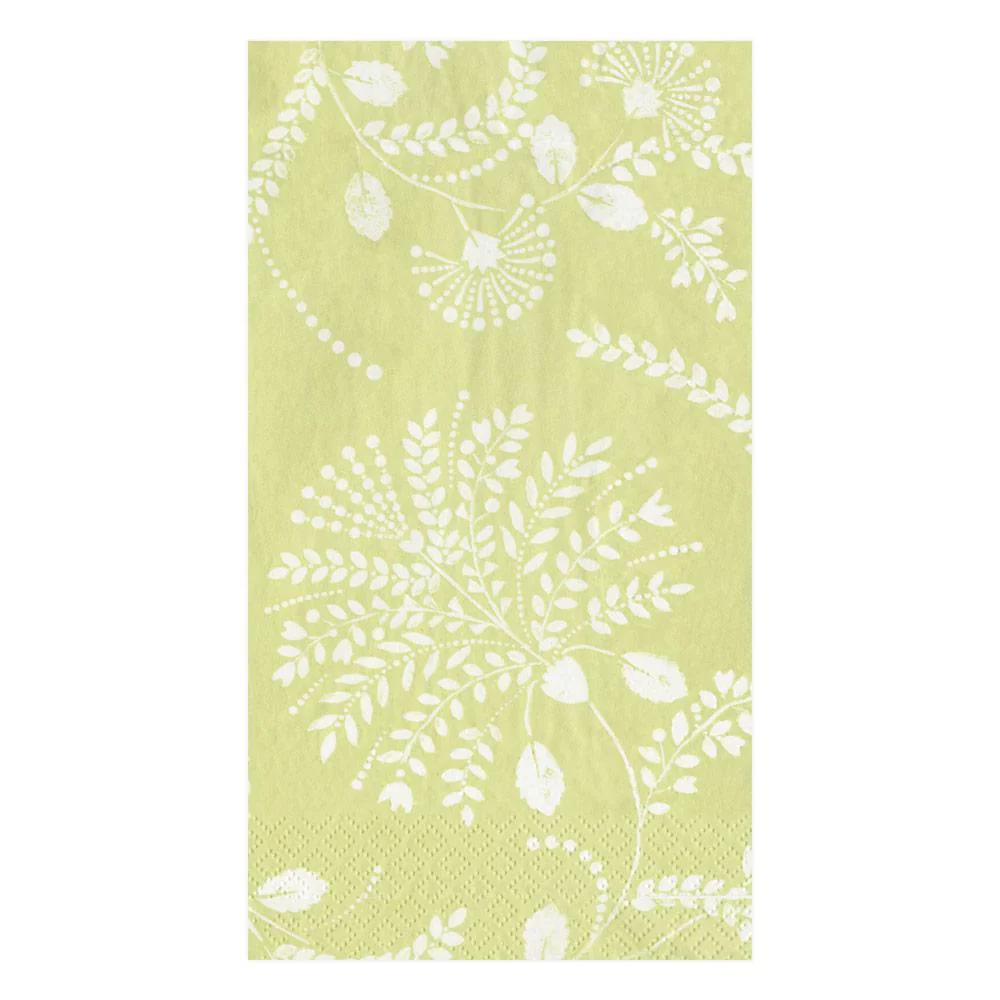 Trailing Floral Pale Green Napkin Collection - Image 3