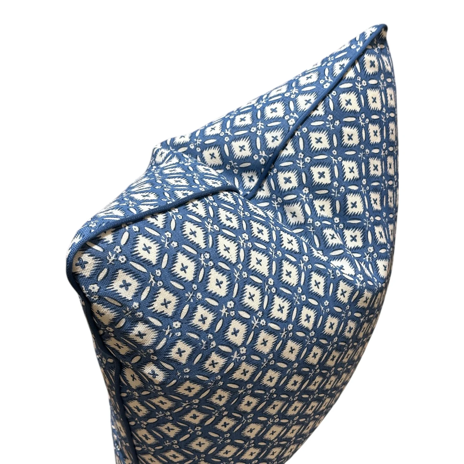 Tripura Woad Blue Pillow - Image 2