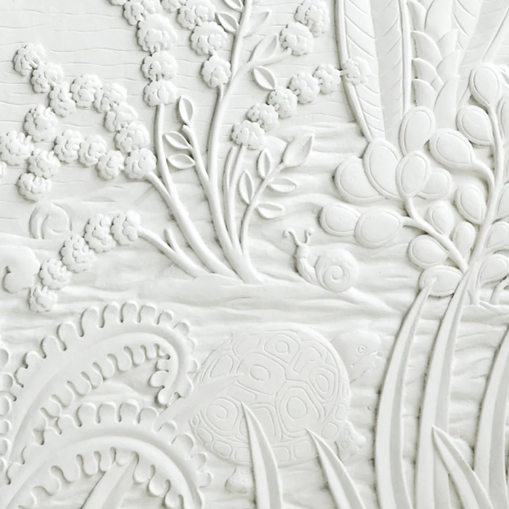 Tropical Garden Plaster Panel - Image 3